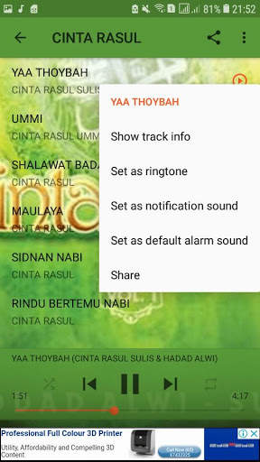 Cinta Rasul offline screenshot 4