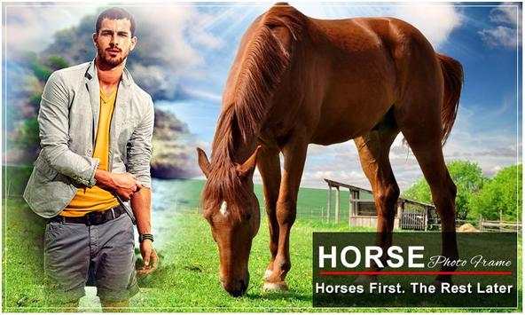 Horse Photo Frame Editor : Horse Photo Mixer 4 تصوير الشاشة