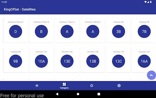 Eutelsat Frequency List screenshot 15