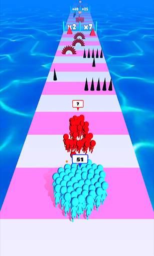 Join Count : Master Crowd Clash 3d Running screenshot 2