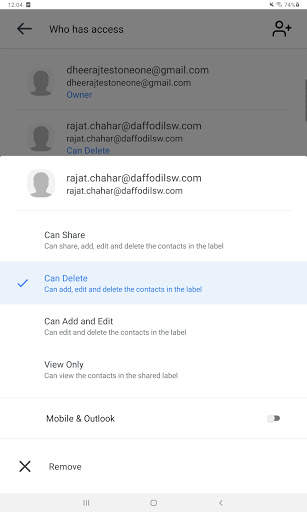 Shared Contacts for Gmail®: Share Google Contacts screenshot 16