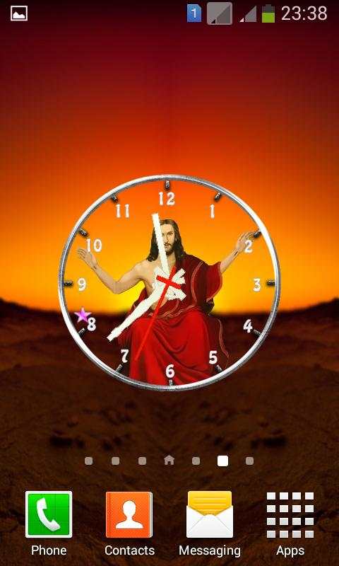 Jesus Analog Clock स्क्रीनशॉट 7