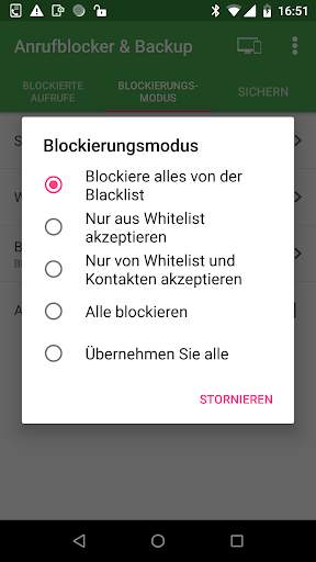 Anrufblocker & Backup screenshot 4