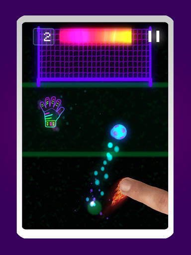 Neon Flick Soccer - Free Kick Game screenshot 7