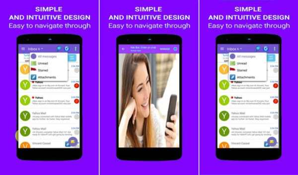 Email App YAHOO Mail Mobile Inbox Mail screenshot 1
