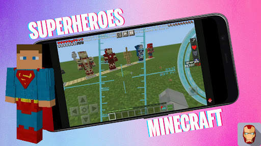 Superheroes in Minecraft PE screenshot 4