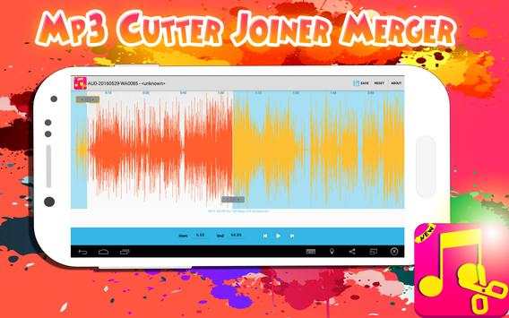 Mp3 Cutter And Joiner-Merger screenshot 1