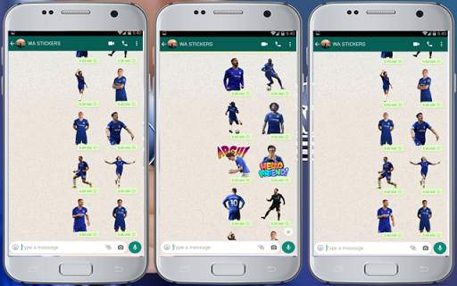 True Blue WAStickerApps Football screenshot 3