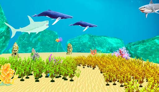 Mega Sharks 3d  : Shark Games screenshot 1