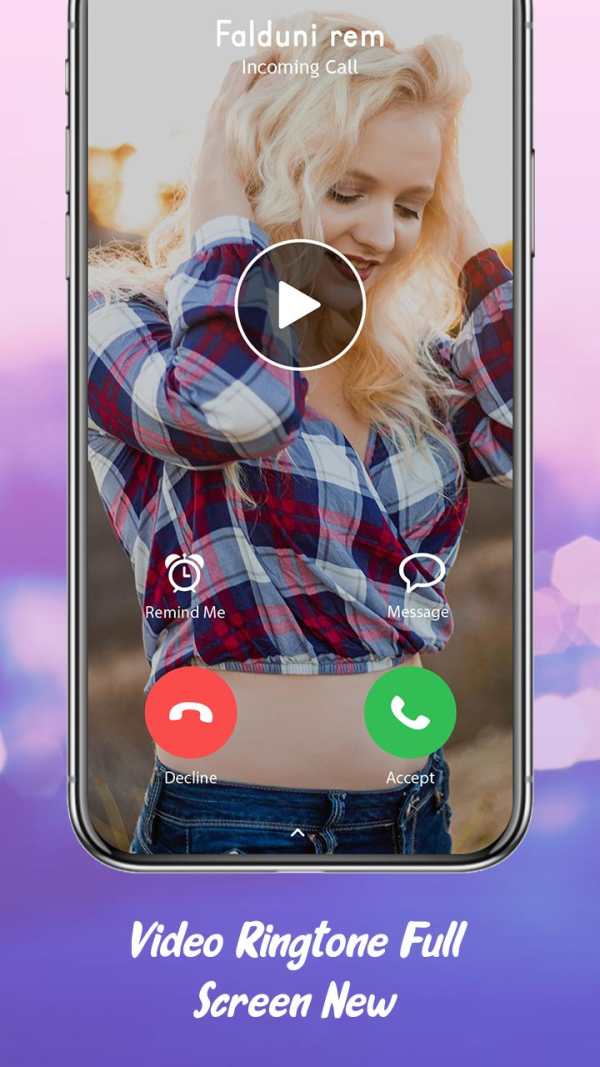 Video Ringtone Full Screen New screenshot 2