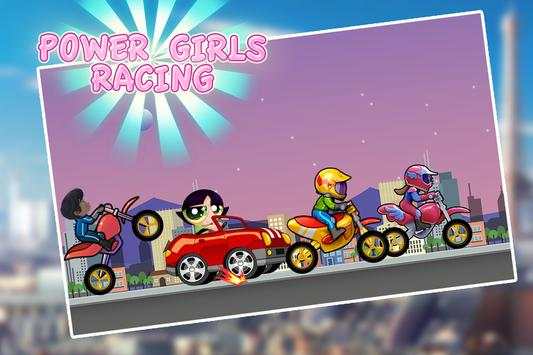Super Power Girls Car Racing screenshot 2