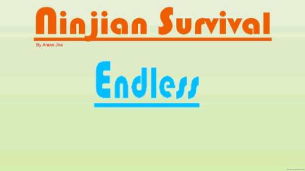 Ninja Survival  Endless screenshot 1