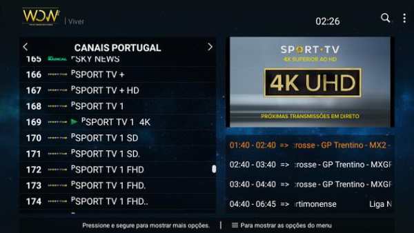 WOW TV BOX screenshot 3