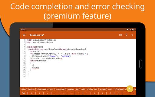 Jvdroid - IDE for Java screenshot 12