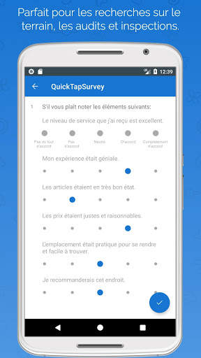 QuickTapSurvey screenshot 2