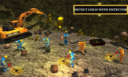Cave Mine Construction Sim: Gold Collection Game screenshot 3