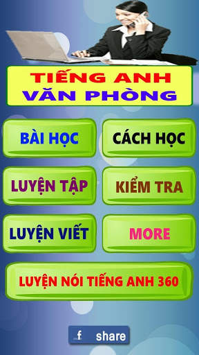 Tiếng Anh văn phòng song ngữ Anh Việt screenshot 1