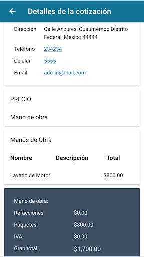 Mecanica MX - Clientes 7 تصوير الشاشة