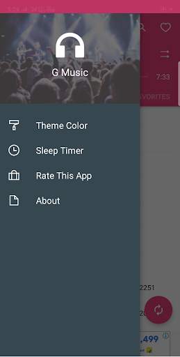G Music screenshot 1
