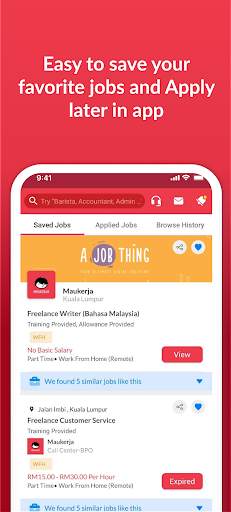 Maukerja - Malaysia Job Search screenshot 4