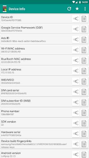 Device Info (Device ID) screenshot 1