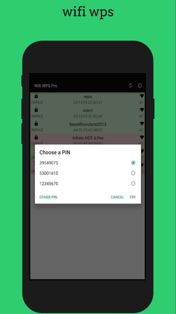 Wifi WPS connect screenshot 2