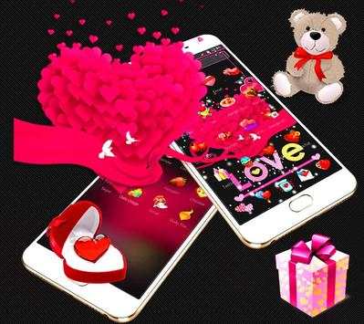 Valentine Heart Launcher Theme💖💐 screenshot 3
