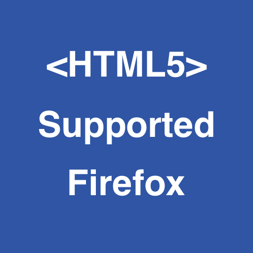 HTML5 Supported for Firefox -Check browser support иконка