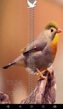 Birds Zipper Lock Screen screenshot 21