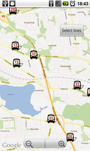 Tampere Bus Radar screenshot 1