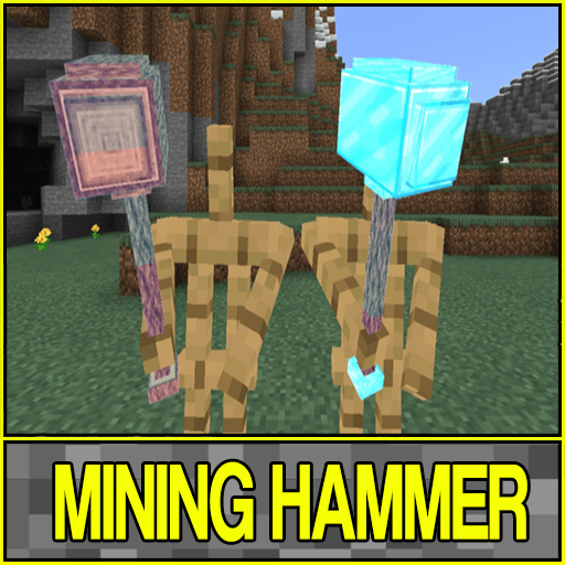 3D Mining Hammers Craft Mod for MCPE icon