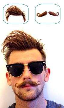 Man Mustache Beard Face Editor 5 تصوير الشاشة