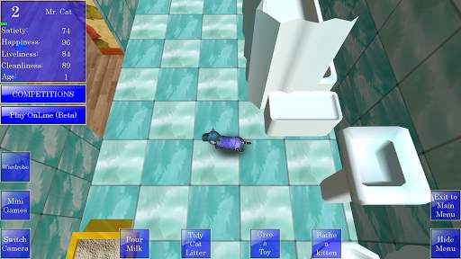 Cute Pocket Cat 3D screenshot 5