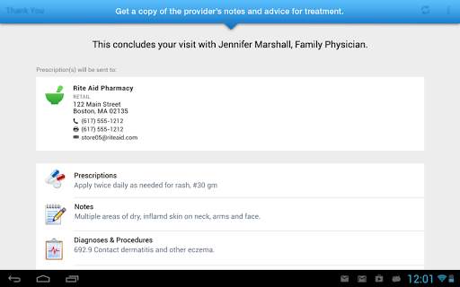 LiveHealth Online Mobile screenshot 12