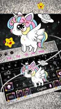Glitter Unicorn keyboard screenshot 2