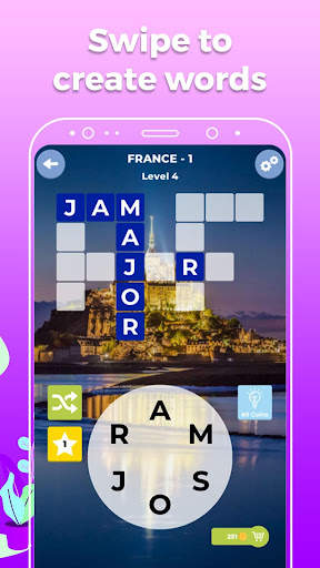 Word Travel: Crossword Puzzles & Word Games screenshot 2