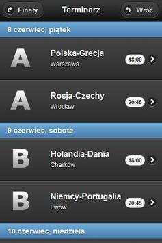 Euro 2012 App - Polska Wersja screenshot 2