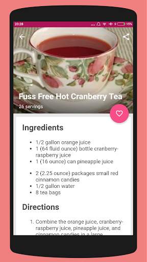 Tea Recipes screenshot 4