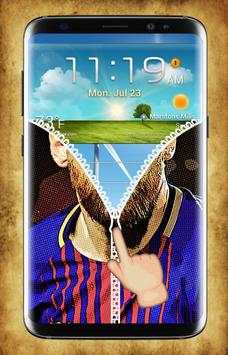 Lionel Messi Zipper Lock Screen 5 تصوير الشاشة