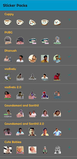 Tamil stickers for WhatsApp screenshot 1