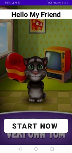 Cat Tom Fake Video Call (Prank) screenshot 1
