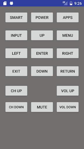 TV Remote for LG SMART TV screenshot 1