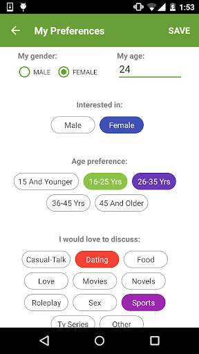 MinglMe-Chat with strangers. screenshot 6