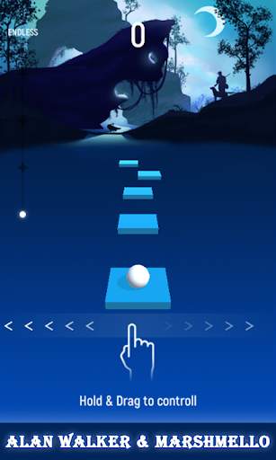 Alan Walker Hop Tiles Edm Rush screenshot 2