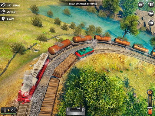 Oil Tanker Train Simulator 2020: Pro Transporter screenshot 14