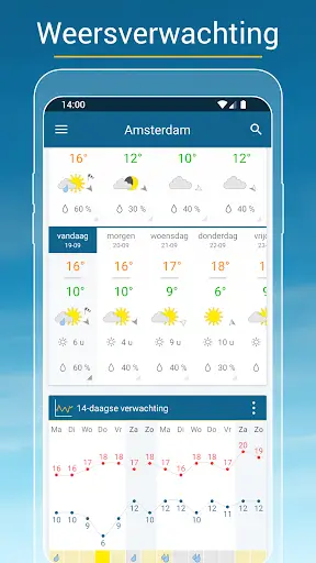 Weer & Radar - regenradar screenshot 1