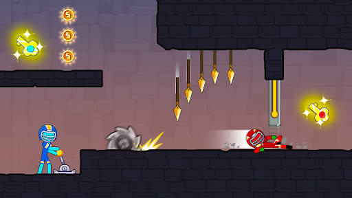 Stickman Red boy and Blue girl screenshot 1