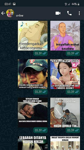 Meme Perang Gambar Stiker WA - WAStickerApps screenshot 8