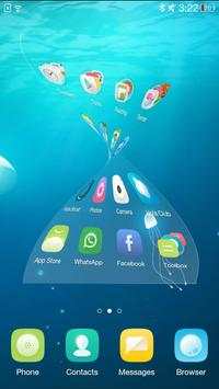 Jellyfish Hola 3D Theme screenshot 3