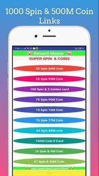 Spin Master - Golden Card,Reward Links,Coin Master screenshot 3